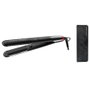 Rowenta SF466LF0 K/Pro Stylist - Plancha para el pelo 2 en 1 con cepillo integrado y placas flotantes, tecnología iónica, pantalla LCD, negro - Alisado y rizado